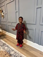 African Ankara Print Boys Afro 2p Pant Set - Image 2