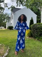 African Print Ankara Jumpsuit - Image 2