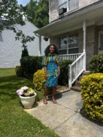 African Ankara Print Sahara Everyday Dress