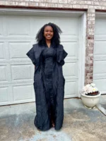 African Unique Damask Brocade Boubou/Maxi Dress - Image 5