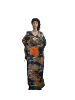 African Unique Damask Brocade Boubou/Maxi Dress - Image 8