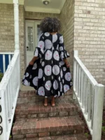 African Prints Ankara Afro Kandake Fit and Flare Dress - Image 7