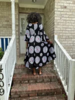 African Prints Ankara Afro Kandake Fit and Flare Dress - Image 8