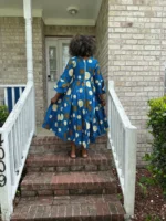 African Prints Ankara Afro Kandake Fit and Flare Dress - Image 5