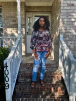 African Prints Ankara Fitted Tops/Blouse - Image 3