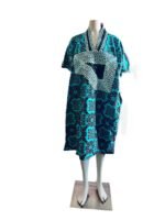 African Ankara Hand Beaded Short Maxi Bubu/Dress - Image 4