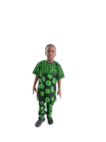 African Ankara Print Boys Afro 2p Pant Set - Image 8