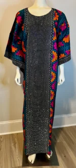 Beautiful Glittering Stone design African Ankara Print Kaftan/Dress - Image 8