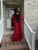 African Ankara Unique Freestyle Dress/Kaftan - Image 3