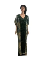 African Unique Damask Brocade Boubou/Maxi Dress - Image 9