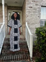African Ankara Unique Freestyle Dress/Kaftan - Image 11