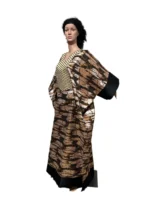 Luxury African Damask Brocade Bubu Maxi Dress - Image 2