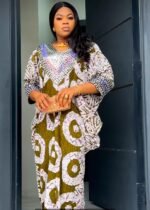 African Print Ankara Hand Beaded Bubu