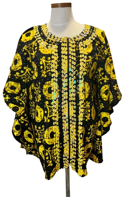 African Prints Ankara Beaded Tops