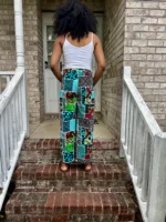 African Ethnic Prints Ankara Cargo/Jogger/Bell Botttom/ Designed Pants - Image 2