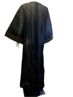 African Luxury Embroidered Lace Boubou Dress - Image 11