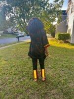 African Print Ankara Kimono Pant Set - Image 4