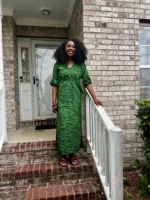 African Print Ankara Tie waist Sisi Eko Dress