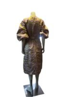 Luxury Damask Brocade Shirt Dress - Image 5