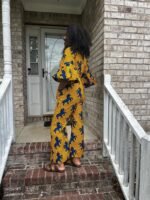 African Print Ankara Jumpsuit - Image 4