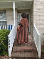 African Traditional Woven Aso-Oke/Kente Throw - Image 5