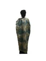 African Unique Damask Brocade with Sequins Boubou/Maxi Dress - Image 7