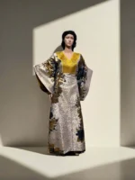 African Luxury Damask Brocade Afro Haddasah Bubu - Image 2