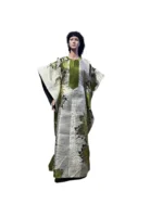 African Luxury Damask Brocade Afro Haddasah Bubu - Image 5