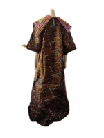 African Print Hand Beaded Ankara Maxi Dress - Image 6