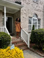 African Ankara Print Sahara Everyday Dress - Image 9