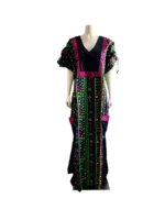 Variety African Print Ankara Cotton Freestyle Kaftan Dress - Image 8