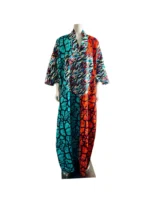 Variety African Print Ankara Cotton Freestyle Kaftan Dress - Image 6