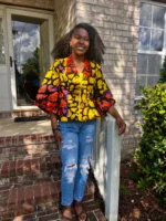 African Prints Ankara Fitted Tops/Blouse - Image 8