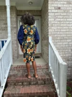 African Floral Print Ankara Dress - Image 5