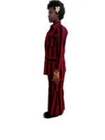 African Print Ankara Stripped Design 2 p Pant Set - Image 3
