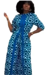 African Print Ankara Jumpsuit - Image 4
