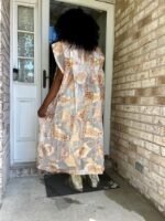 African Luxuy Jaquard Brocade Beaded 2p Pant Set - Image 4