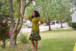 African Print Ankara Elegant Dress - Image 5