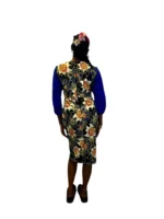 African Floral Print Ankara Dress - Image 10