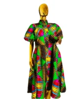 African Ankara Print Sahara Everyday Dress - Image 7