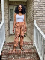 African Ethnic Prints Ankara Cargo/Jogger/Bell Botttom/ Designed Pants - Image 9