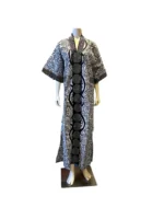 African Ankara Kimono Stoned Kaftan Dress - Image 9