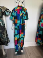 African Print Ankara Cropped Top 2p Pant Set - Image 10