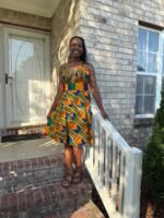 African Ankara Print Variety Summer Dress - Image 9