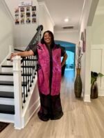 Luxury African Modern European Organza Brocade Bubu/Boubou Maxi Dress with Inner wear - Image 15