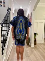 African Ankara  Ethnic/Batik Print 2p Short Pant Set - Image 4