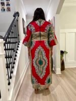 High Quality Java African Traditional Ethnic  Ankara Print  Kaftan Dress - Image 2